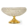Crafted Ideas Crystal Decorative Bowl (7 x 10 inch, Gold)
