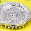 Aarti Thali (Diameter 10”) with Full Ghungroo Layer